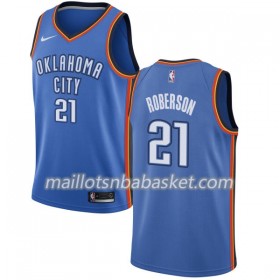 Maillot Homme Oklahoma City Thunder Andre Roberson 21 Nike 2017-18 Bleu Swingman